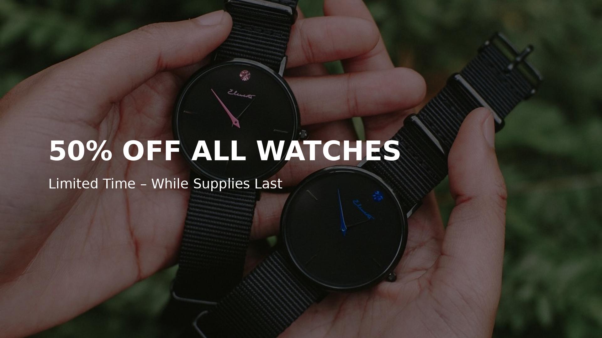 Elements Watch Company | Free Shipping Worldwide– Elements Watches